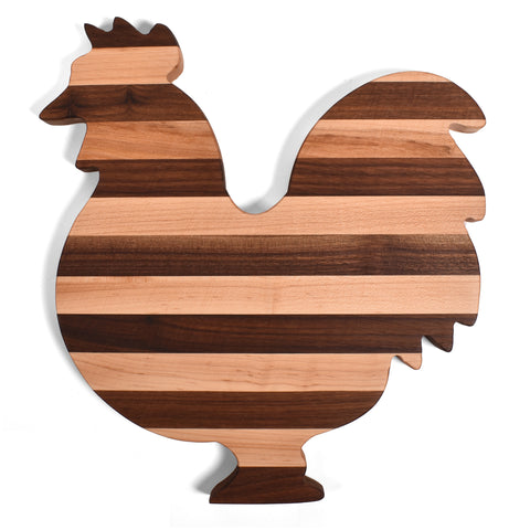 Rooster Appalachian Hardwood Charcuterie Cutting Board, Handmade in th –  The Barrington Garage