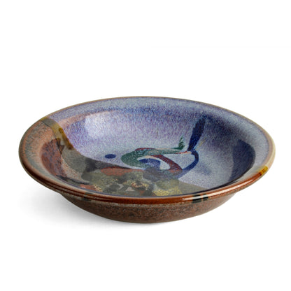Larrabee Ceramics 8-1/2-inch Shallow Pasta Serving Bowl