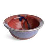 Larrabee Ceramics Small Salad Bowl, Mauve/Red