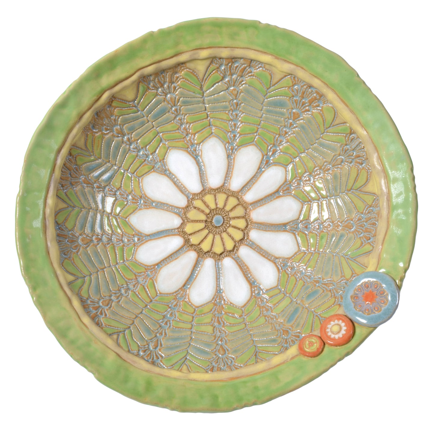 Laurie Pollpeter Eskenazi Garden Party 11.5-inch Round Bowl