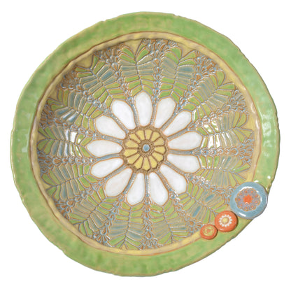 Laurie Pollpeter Eskenazi Garden Party 11.5-inch Round Bowl