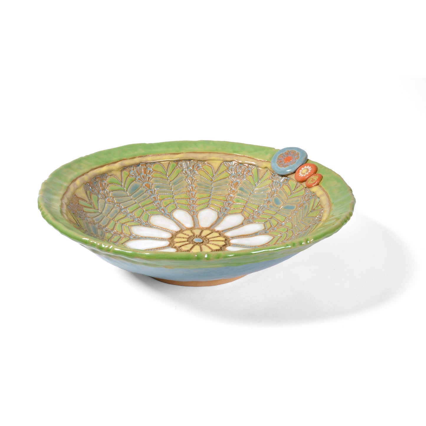 Laurie Pollpeter Eskenazi Garden Party 11.5-inch Round Bowl
