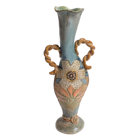 Laurie Pollpeter Eskenazi Linda 9-inch Handmade Ceramic Vase