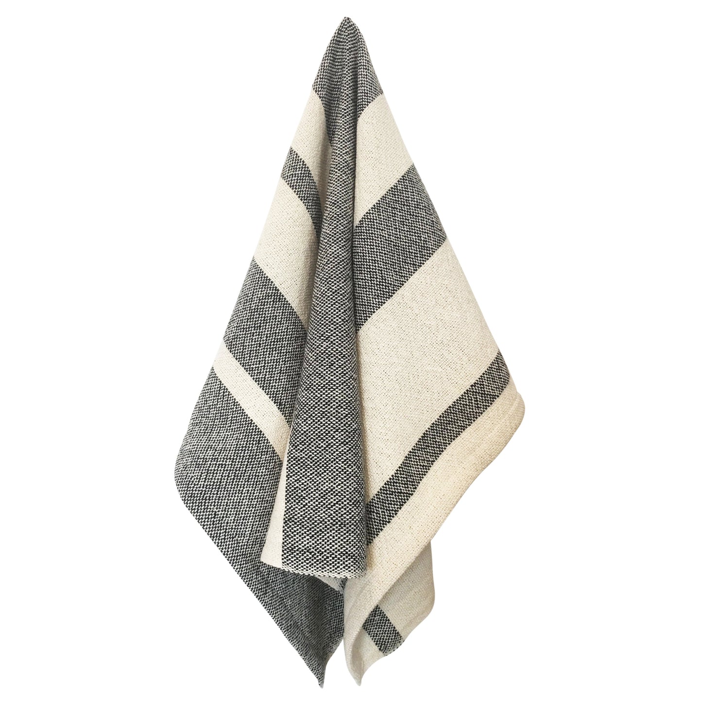 Loomination Handwoven 100% Cotton Tea Towel, Modern Stripe