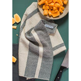 Loomination Handwoven 100% Cotton Tea Towel, Modern Stripe
