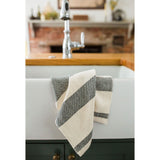 Loomination Handwoven 100% Cotton Tea Towel, Modern Stripe