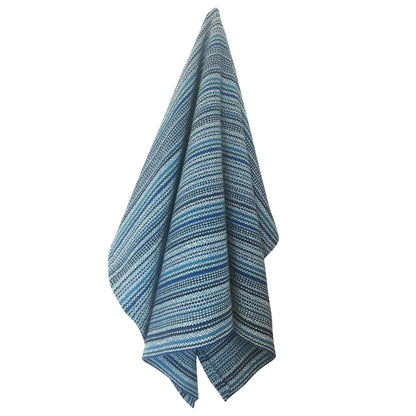 Loomination Handwoven 100% Cotton Tea Towel, Modern Stripe