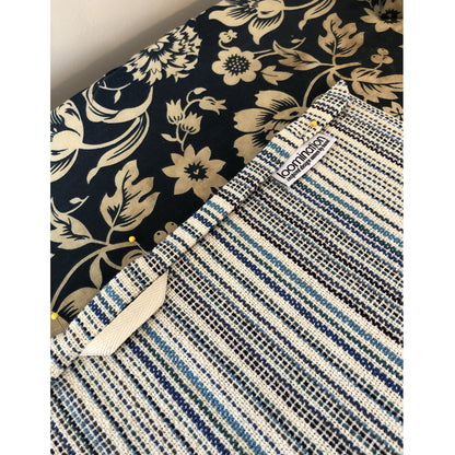 Loomination Handwoven 100% Cotton Tea Towel, Modern Stripe
