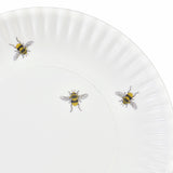 Mary Lake-Thompson Whimsical Bees Melamine Dinner Plates, Set of 4