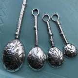 Crosby and Taylor Bird Pewter Measuring Spoons