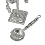 Crosby and Taylor Dragonfly Pewter Measuring Spoons with Display Post - The Barrington Garage