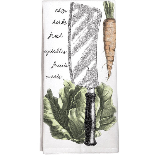 Montgomery Street Knife Cotton Flour Sack Dish Towel