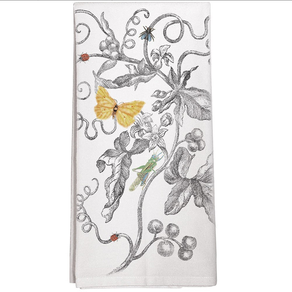 Montgomery Street Vines Cotton Flour Sack Dish Towel - The Barrington Garage