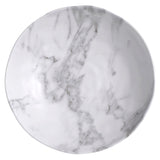 Merritt White Marble Pattern 12" Melamine Serving Bowl