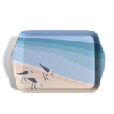 Sandpipers by Kate Nelligan 8-inch Melamine Snack Tray, Set of 6