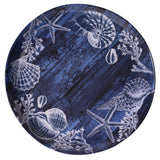 Merritt Silver Shell Coral 10.5-inch Melamine Dinner Plate, Set of 6