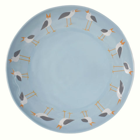 Merritt Designs Seagulls by Kate Nelligan 11.5-inch Melamine Serving Bowl