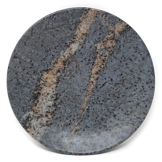 Merritt Limestone Print 8.5-inch Round Melamine Salad Plate, Sold Singly