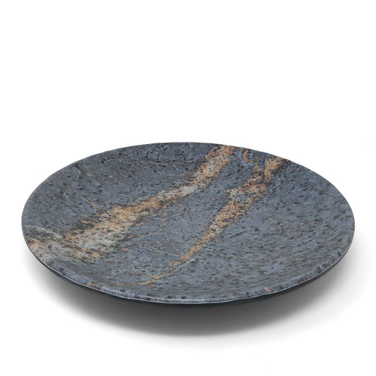 Merritt Limestone Print 8.5-inch Round Melamine Salad Plate, Sold Singly