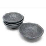 Merritt Galaxy Granite Print 5-inch Round Melamine Dipping Bowls, Set of 4