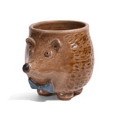 MudWorks Pottery Henry the Hedgehog 3-inch Planter, Handmade in the USA