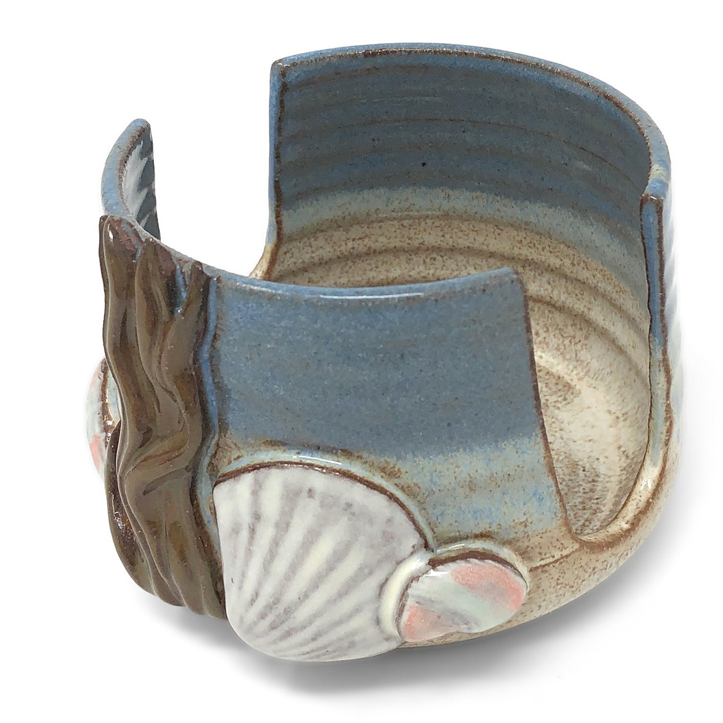 MudWorks Pottery Beach Scene Sponge Holder