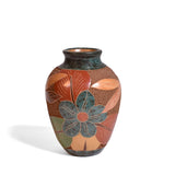 Nicaraguan Pottery 5-inch Mini Hand Carved Vase, Dragonfly