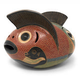 Nicaraguan Pottery Siamese Fish, Small