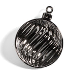 Pampa Bay Titanium-Plated Porcelain 5-inch Ornament Dish, Silver