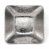 Pampa Bay Hammered Titanium-Plated Porcelain 8.25-inch Square Bowl