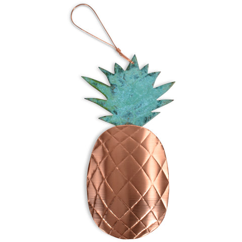 Dos Damas Designs Pineapple Copper Ornament