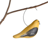 The Painted Bird by Richard Morgan Carved Goldfinch Hanging Decoy