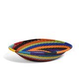 African Fair Trade Zulu Telephone Wire 5-1/2" Small Oval Basket, African Spirit, Each One Unique