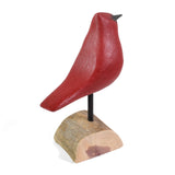 The Painted Bird by Richard Morgan Carved Cardinal Decoy
