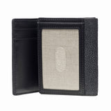 VIVO Evan Men's Genuine Shagreen Tri-Fold Wallet