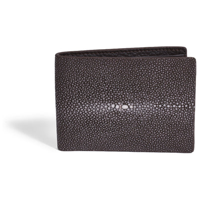 VIVO Eric Men's Genuine Shagreen Slim Billfold Wallet