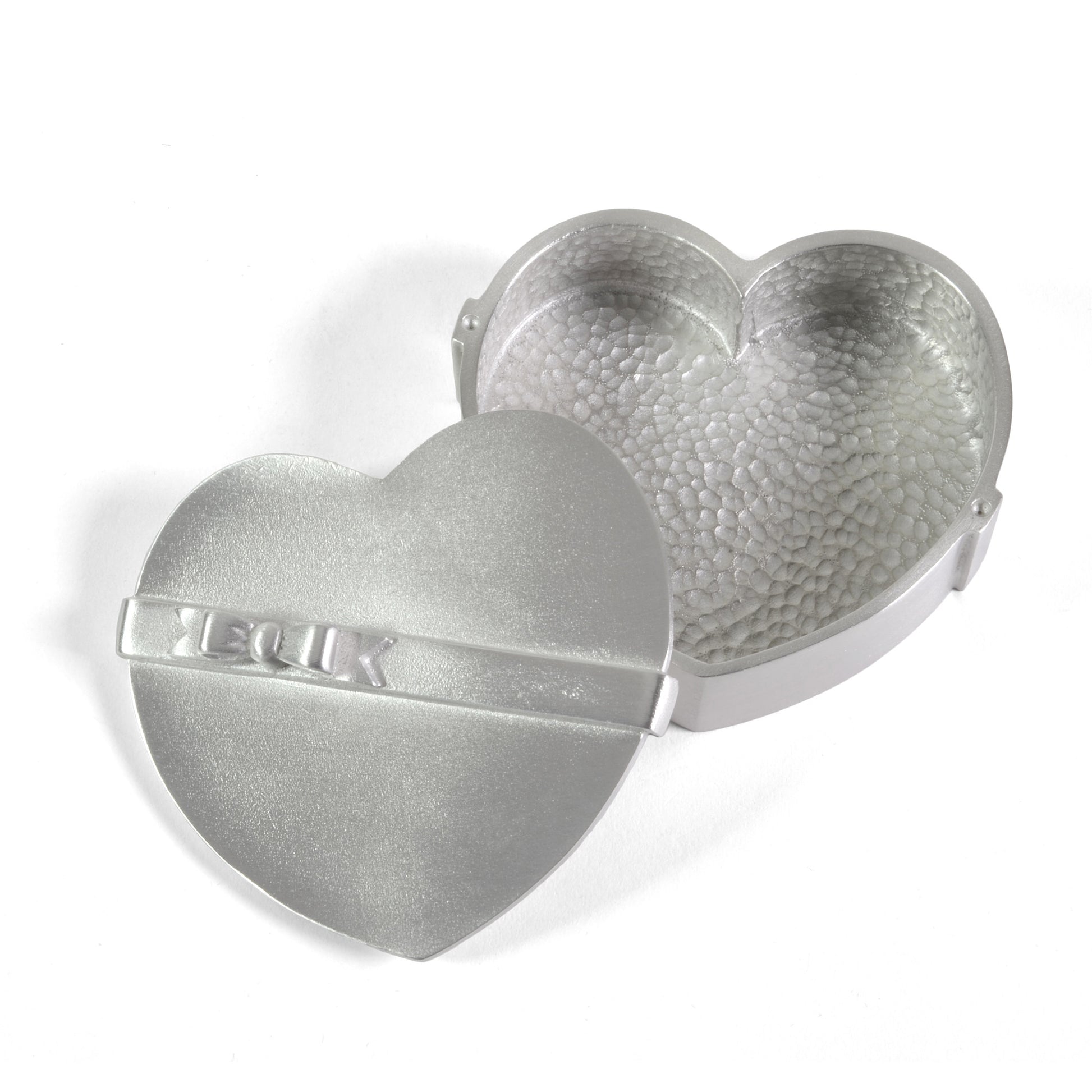 Vilmain Sweet Heart Pewter Treasure Box - The Barrington Garage