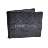 VIVO Eric Men's Genuine Shagreen Slim Billfold Wallet